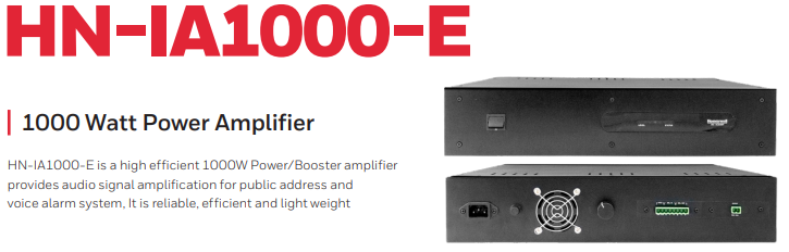 HN-IA1000-E Amplifier