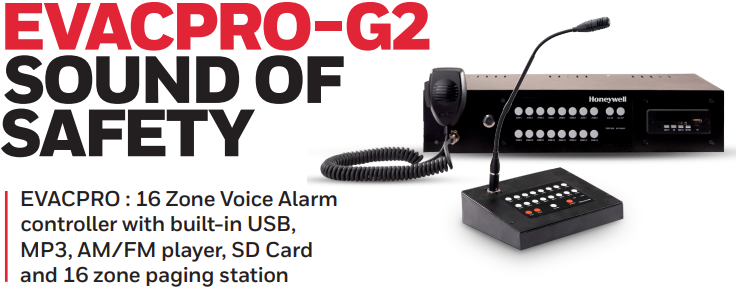 EVACPRO-G2 VOICE ALARM CONTROLLER